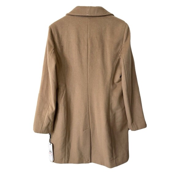 NEW Calvin Klein Womens Size 10 Camel Wool Cashmere Blend Single Breasted Coat - Picture 5 of 10